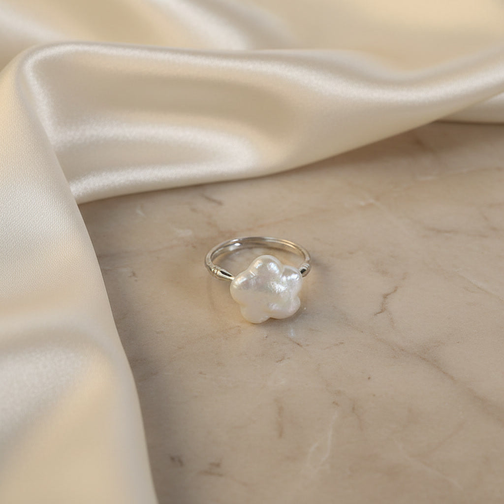 Laevie Stella Baroque Pearl Statement Ring