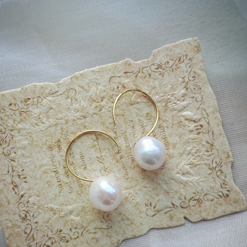 Laevie Aria Baroque Teardrop Earrings | 18K Gold Plated