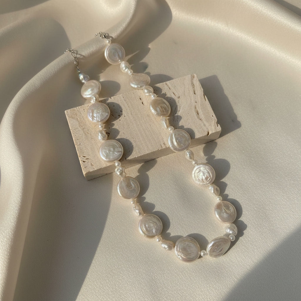 Laevie Portia Coin Baroque Pearl Strand